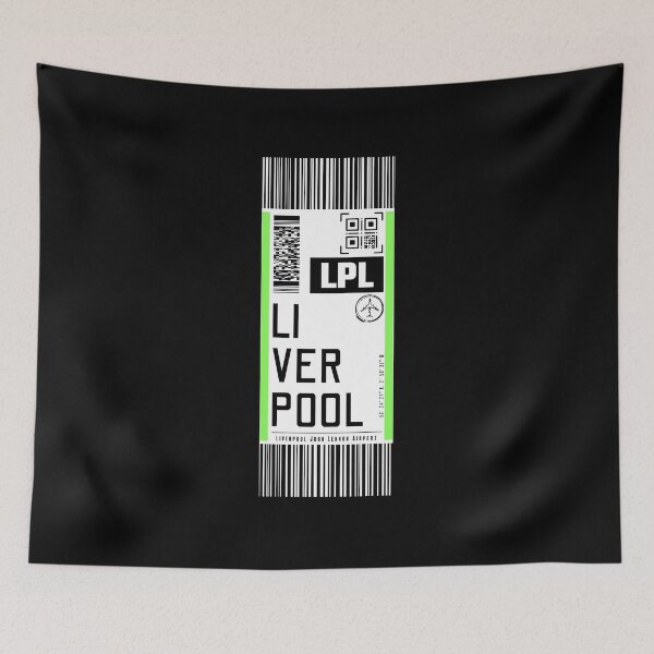 Item preview, LIVERPOOL LPL Classic luggage tag travel stickers designed and sold by LeddsoDello.