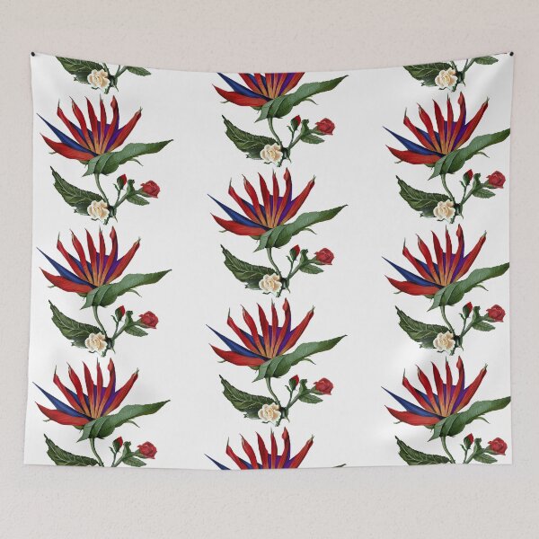 Item preview, Bird of Paradise and roses designed and sold by Alma Lee.