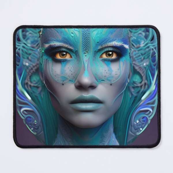 Item preview, Na’vi goddess. Turquoise green Eyes. Beautiful fabulous girl. Mermaid designed and sold by Olga Nagornaya.