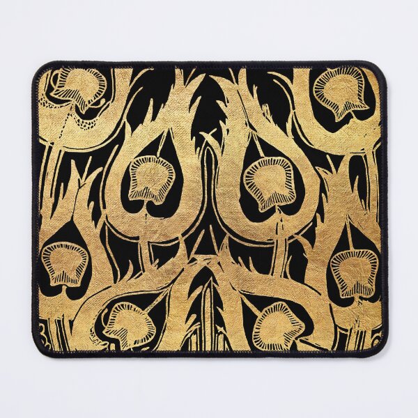 Item preview, Femme Fatale, elegant black and gold colored peacock feathers designed and sold by Glimmersmith.