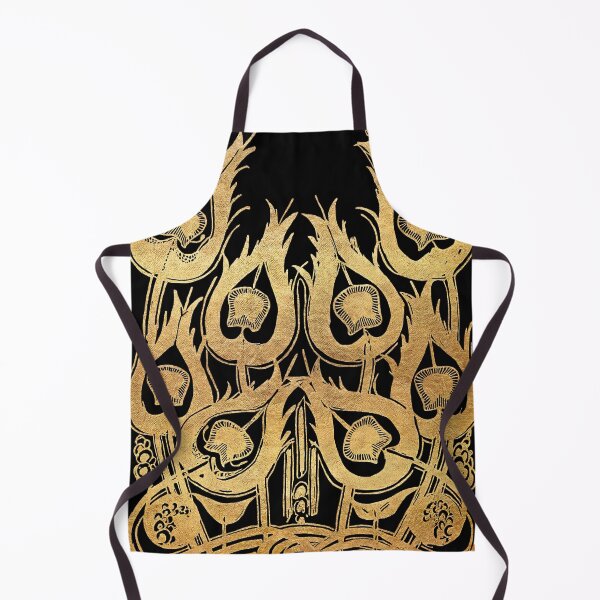 Item preview, Femme Fatale, elegant black and gold colored peacock feathers designed and sold by Glimmersmith.
