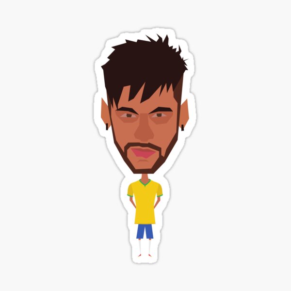 Neymar cartoon figure Neymar cartoon figure