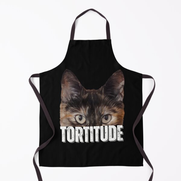 Item preview, Tortitude Tortoiseshell cat peeking cat attitude designed and sold by JoeyGraceCatCo.