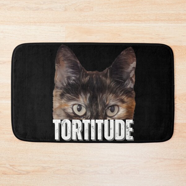 Item preview, Tortitude Tortoiseshell cat peeking cat attitude designed and sold by JoeyGraceCatCo.