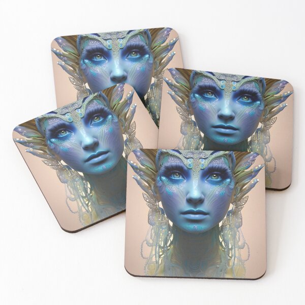 Item preview, Mermaid. Na’vi goddess. Turquoise green Eyes. Beautiful fabulous girl designed and sold by Olga Nagornaya.