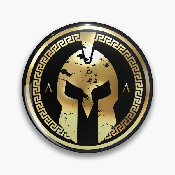Item preview, Gold Spartan Helmet Black Gold designed and sold by Yiorgos Designs.