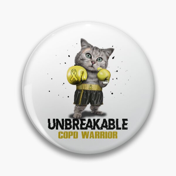 Item preview, COPD Warrior - UNBREAKABLE - COPD Ribbon designed and sold by EdithShop59.