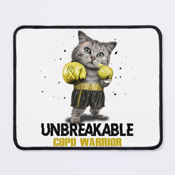 Item preview, COPD Warrior - UNBREAKABLE - COPD Ribbon designed and sold by EdithShop59.