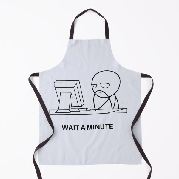 Item preview, Wait a minute. funny drawing   designed and sold by tsolya.