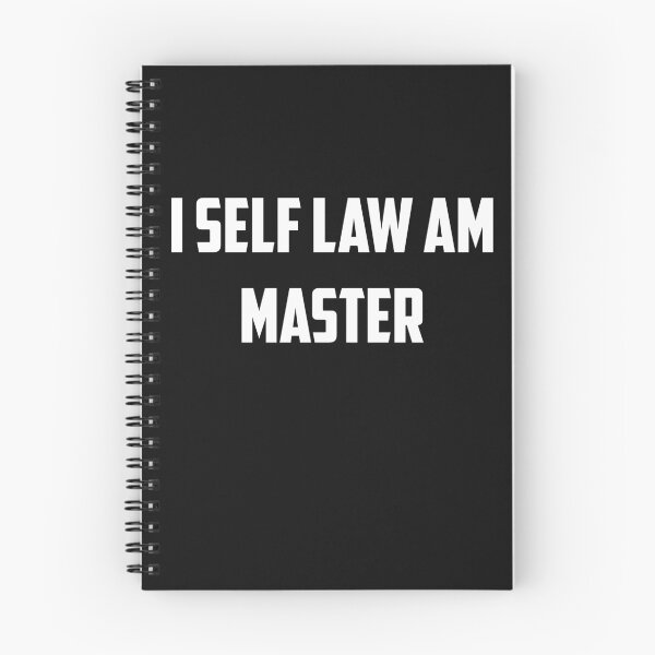 Item preview, I Self Law Am Master designed and sold by WeGotThat.
