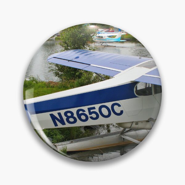Item preview, Blue and white float plane, Lake Hood, Anchorage, Alaska  designed and sold by FranWest.
