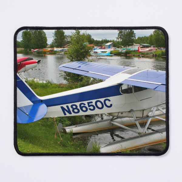 Item preview, Blue and white float plane, Lake Hood, Anchorage, Alaska  designed and sold by FranWest.