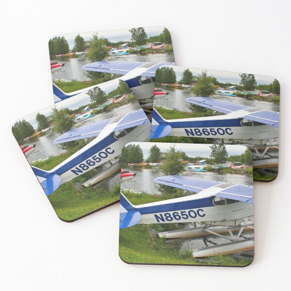 Item preview, Blue and white float plane, Lake Hood, Anchorage, Alaska  designed and sold by FranWest.
