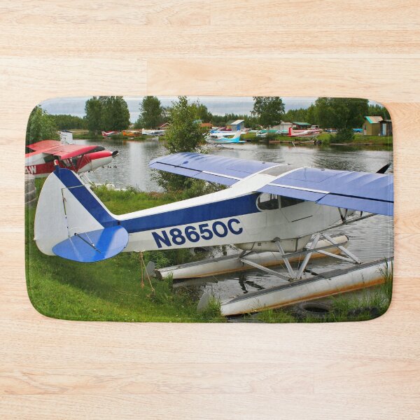 Item preview, Blue and white float plane, Lake Hood, Anchorage, Alaska  designed and sold by FranWest.