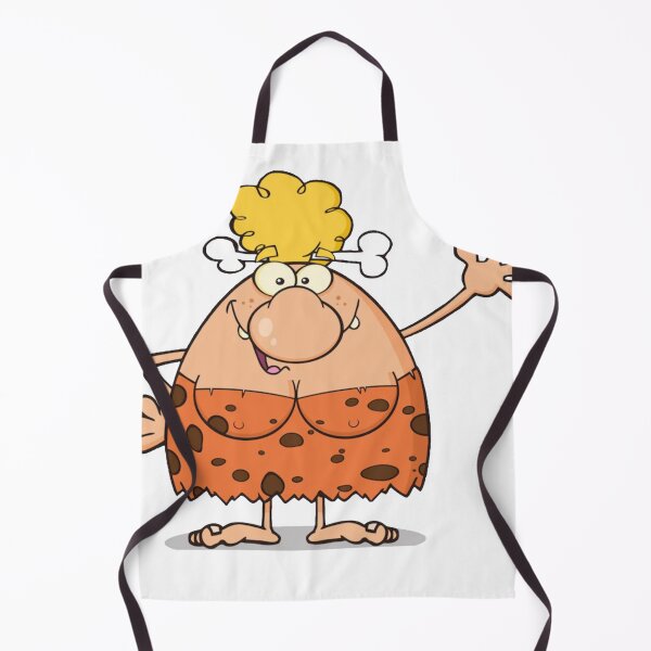 Aperçu de l'œuvre animaux mignons dessin animé fou heureux-blonde-grotte-femme-cartoon-mascotte créée et vendue par Urshirt1.