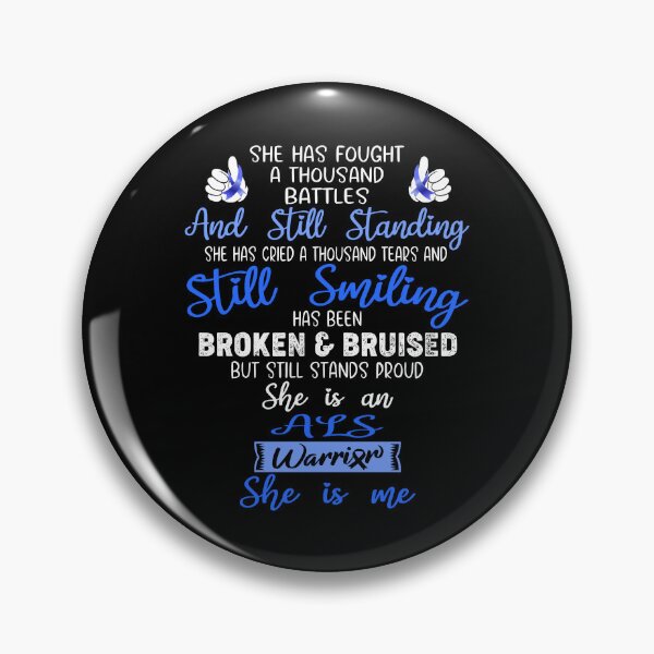 Item preview, ALS Warrior SHE IS ME - Support ALS Fighter Gifts designed and sold by Berriosly.