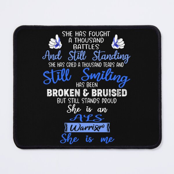 Item preview, ALS Warrior SHE IS ME - Support ALS Fighter Gifts designed and sold by Berriosly.