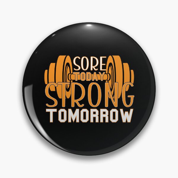 Item preview, Sore Today Strong Tomorrow - Powerful - Bodybuilder - Funny Gym Quote designed and sold by ImagesDesigns.