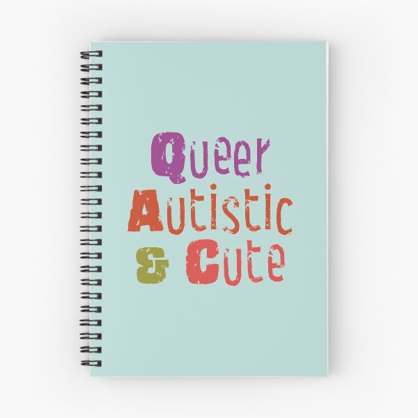 Item preview, Queer Autistic & Cute designed and sold by idrawhumans.