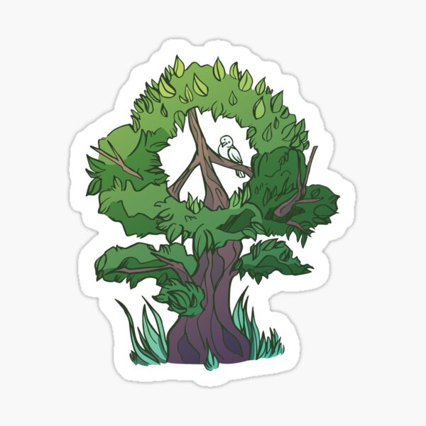 Item preview, Tree of Peace - Digital Illustration designed and sold by Kayla Glaser.