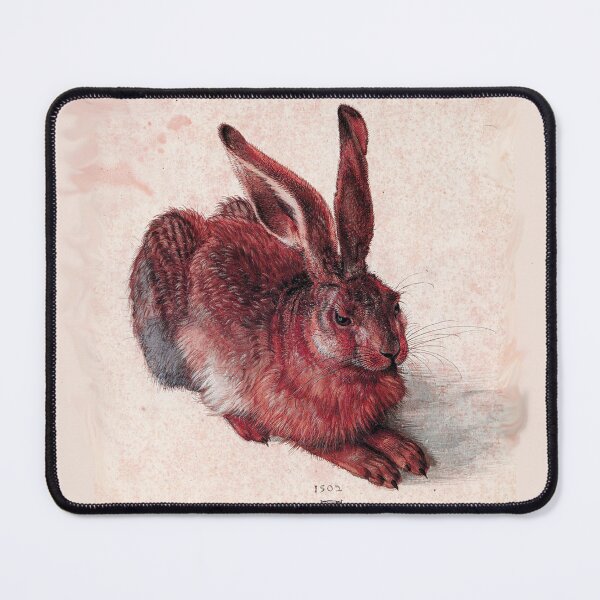 Item preview, RED RABBIT -YOUNG HARE Antique Animal Drawings designed and sold by BulganLumini.