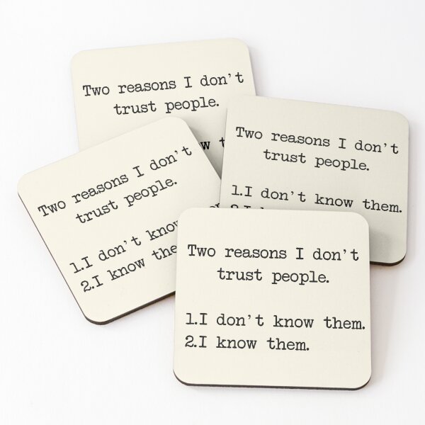 Item preview, The Paradox of Trust: I Don't Trust People Because I Don't Know Them, or Because I Do? designed and sold by denis90ch.