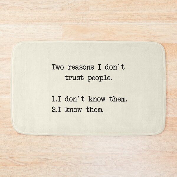 Item preview, The Paradox of Trust: I Don't Trust People Because I Don't Know Them, or Because I Do? designed and sold by denis90ch.