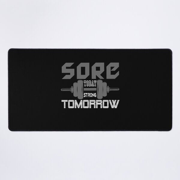 Item preview, Sore Today Strong Tomorrow - Powerful - Bodybuilder - Funny Gym Quote designed and sold by ImagesDesigns.