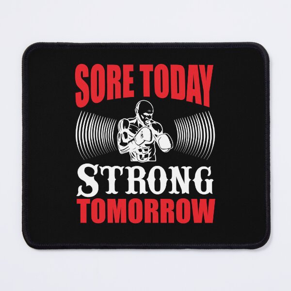 Item preview, Sore Today Strong Tomorrow - Powerful - Bodybuilder - Funny Gym Quote designed and sold by ImagesDesigns.
