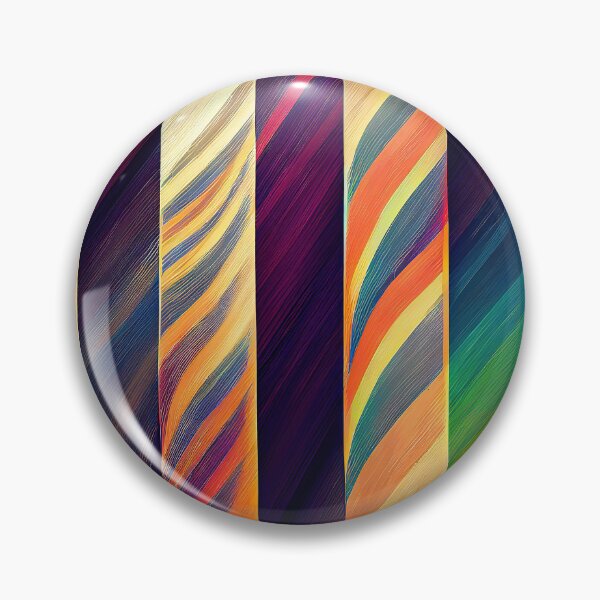 Item preview, Touch of Elegance with Rainbow Brushed Stripes designed and sold by Fitbys.