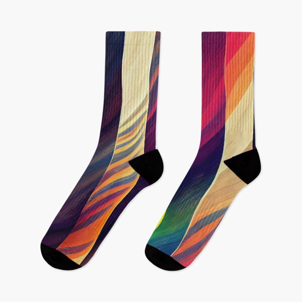 Item preview, Touch of Elegance with Rainbow Brushed Stripes designed and sold by Fitbys.