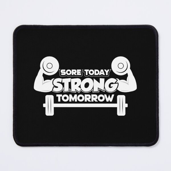 Item preview, Sore Today Strong Tomorrow - Powerful - Bodybuilder - Funny Gym Quote designed and sold by ImagesDesigns.