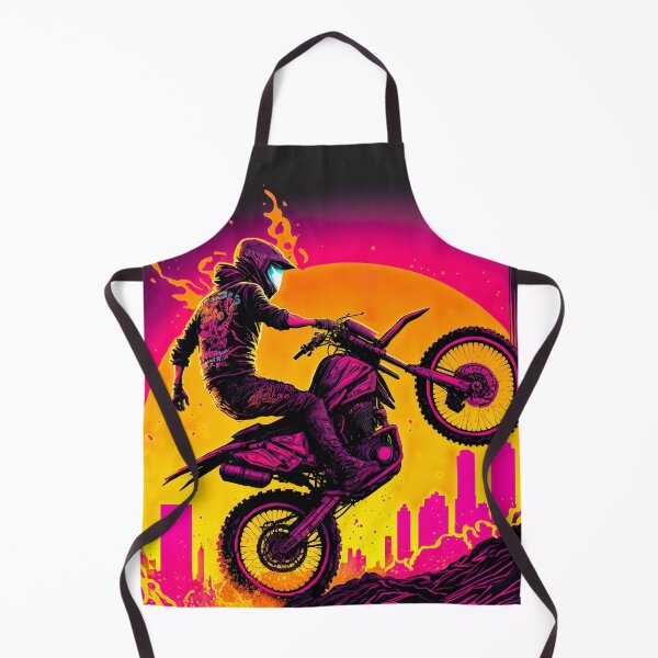 Item preview, Cyber Future Dirt Bike With Neon Colors designed and sold by KoolArtDistrict.