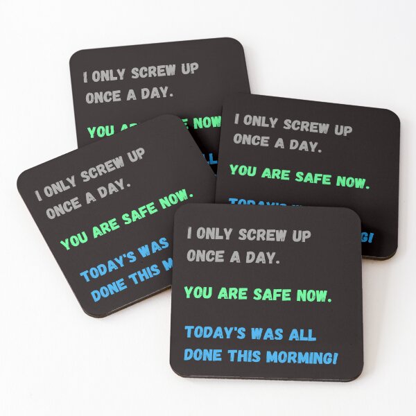 Item preview, I ONLY SCREW UP ONCE A DAY designed and sold by hazelknott.