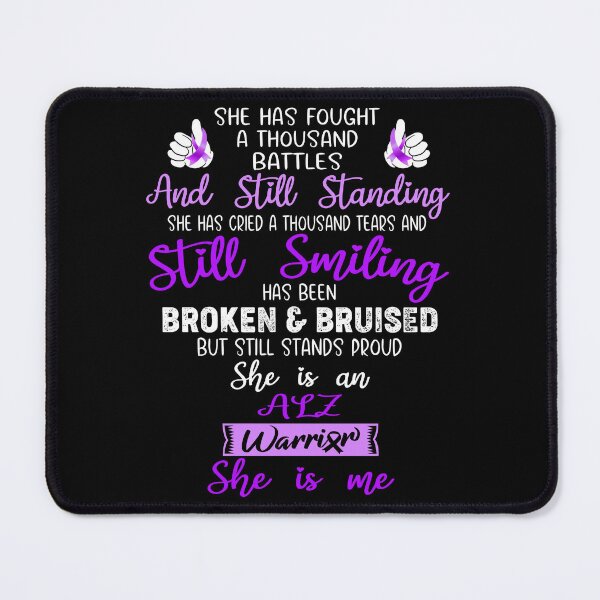 Item preview, ALZ Warrior SHE IS ME - Support ALZ Fighter Gifts designed and sold by Berriosly.
