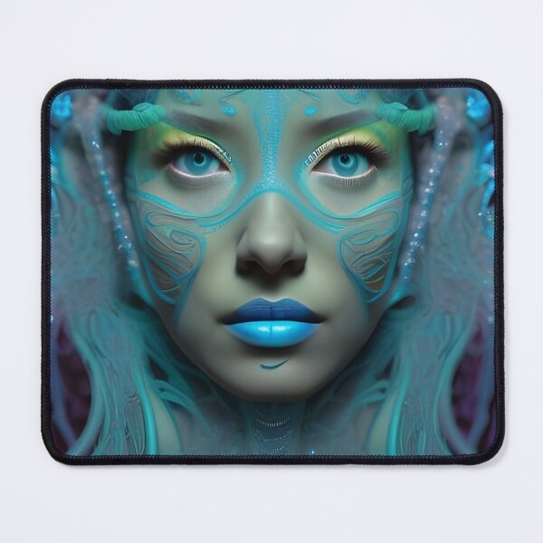Item preview, Na’vi goddess. the jellyfish girl. Turquoise green Eyes. Beautiful fabulous girl. Mermaid designed and sold by Olga Nagornaya.