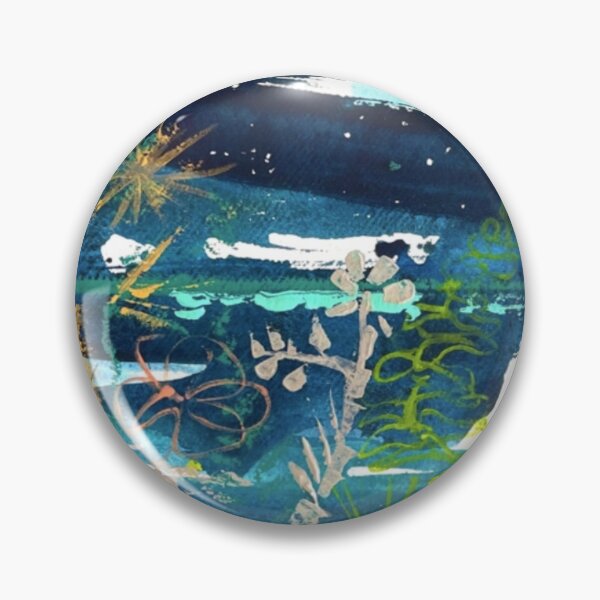 Item preview, NIGHT GARDEN FLOWERS Cornish contemporary art painting  designed and sold by SeascapesArtist.