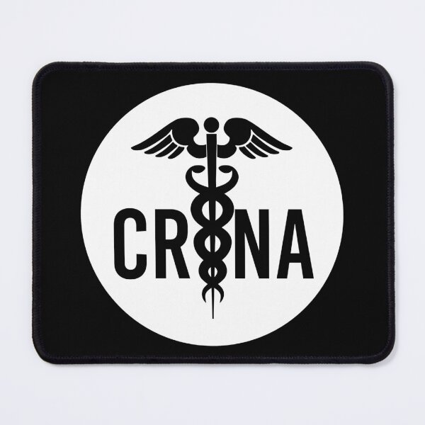 Item preview, CRNA Certified Registered Nurse Anesthetist Caduceus Medical Symbol | CRNA Appreciation Gifts designed and sold by Violet Treasures.
