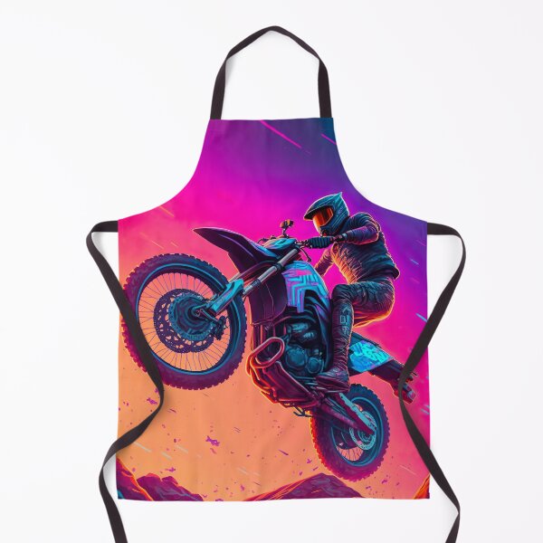 Item preview, Cyber Future Dirt Bike With Neon Colors designed and sold by KoolArtDistrict.