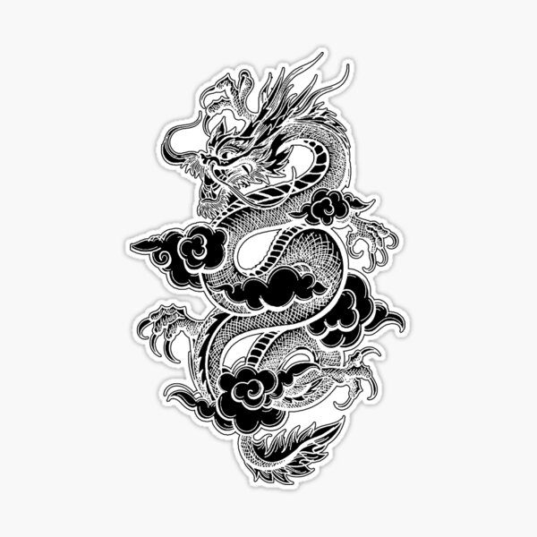 Traditional Japanese Dragon Tattoo Design – Tattoos Wizard Designs