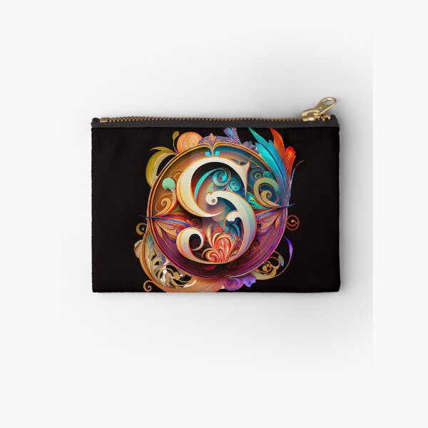 Item preview, Art Font Letter S: Art Nouveau Style, Unique and Colorful designed and sold by factory88.