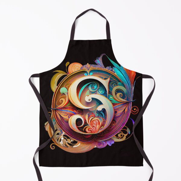 Item preview, Art Font Letter S: Art Nouveau Style, Unique and Colorful designed and sold by factory88.