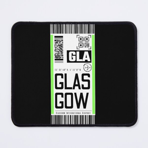 Item preview, GLASGOW GLA classic luggage tag travel stickers designed and sold by LeddsoDello.