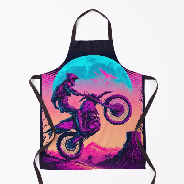 Item preview, Cyber Future Dirt Bike With Neon Colors designed and sold by KoolArtDistrict.