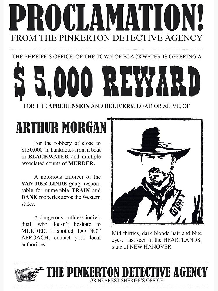 Arthur Morgan Speech | Poster