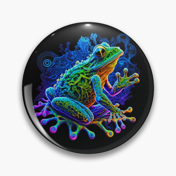 Item preview, Psychedelic UV Frog  designed and sold by ResistNormality.