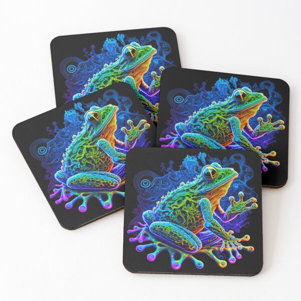 Item preview, Psychedelic UV Frog  designed and sold by ResistNormality.