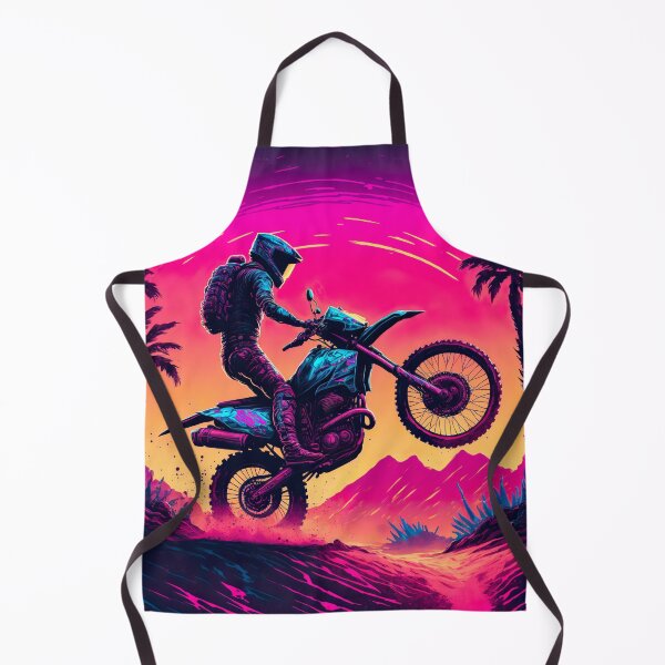 Item preview, Cyber Future Dirt Bike With Neon Colors designed and sold by KoolArtDistrict.