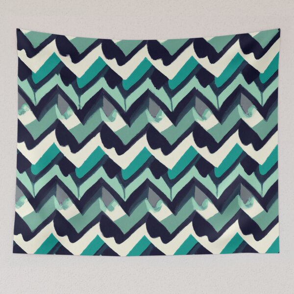 Item preview, Seafoam ZigZag designed and sold by Bakesales.
