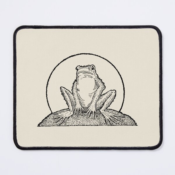 Item preview, Vintage Cottagecore: Sad Frog Sitting Under Full Moon, Emo Goblincore Style with Meadowcore Woodland Look designed and sold by MinistryOfFrogs.